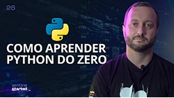 thumbnail do vídeo sobre programar python
