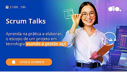 thumbnail do vídeo sobre scrum talks